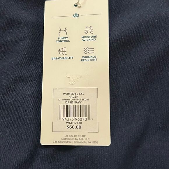 Lady Hagen Navy Blue tummy control skort dark navy New 60.00 - Picture 10 of 16